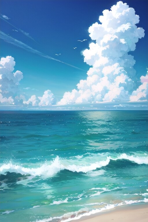 海比較 | の人気AIイラスト・グラビア