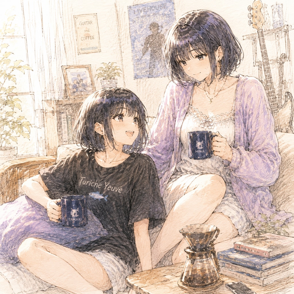 手書き風うちの子部屋着