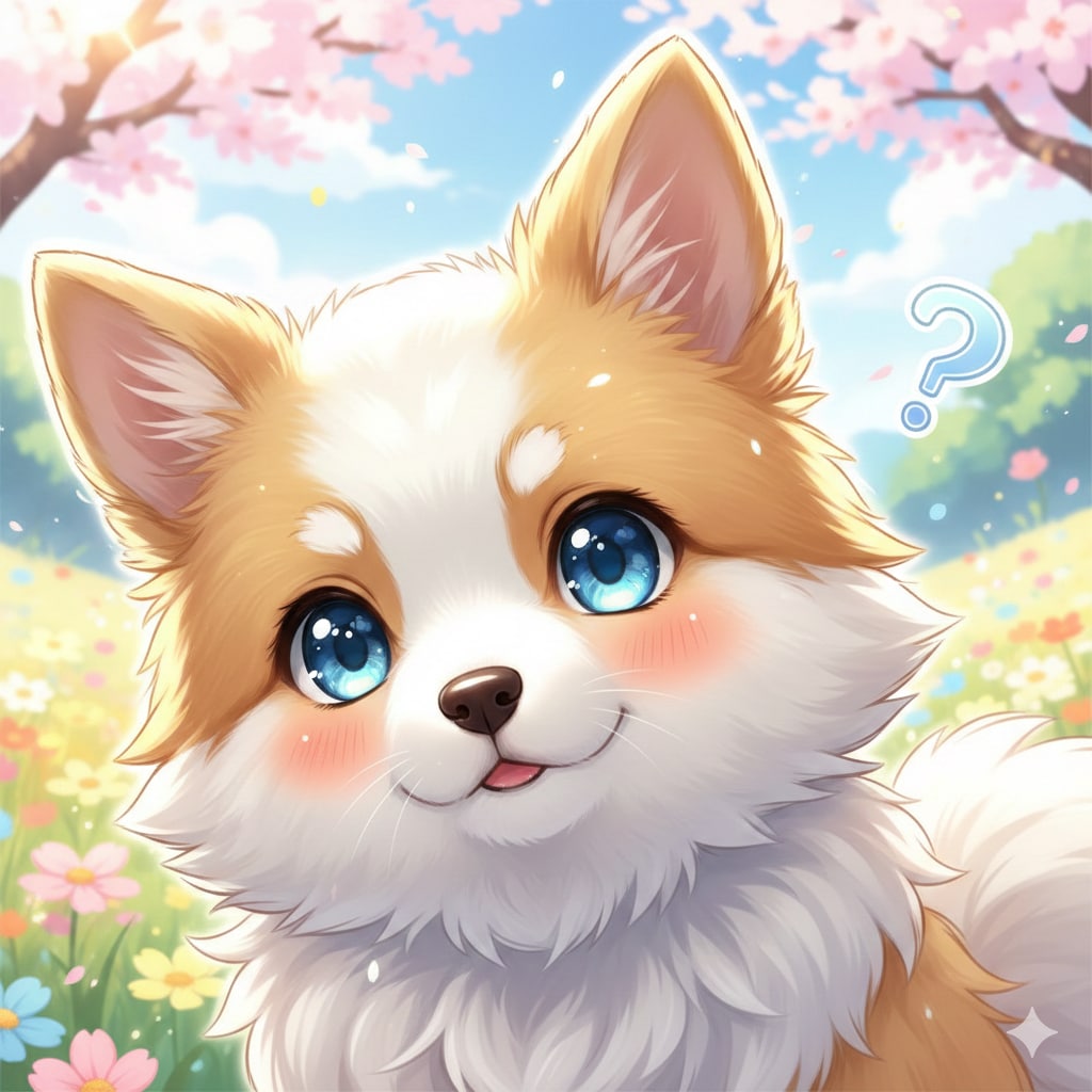 首を傾げる犬 | の人気AIイラスト・グラビア