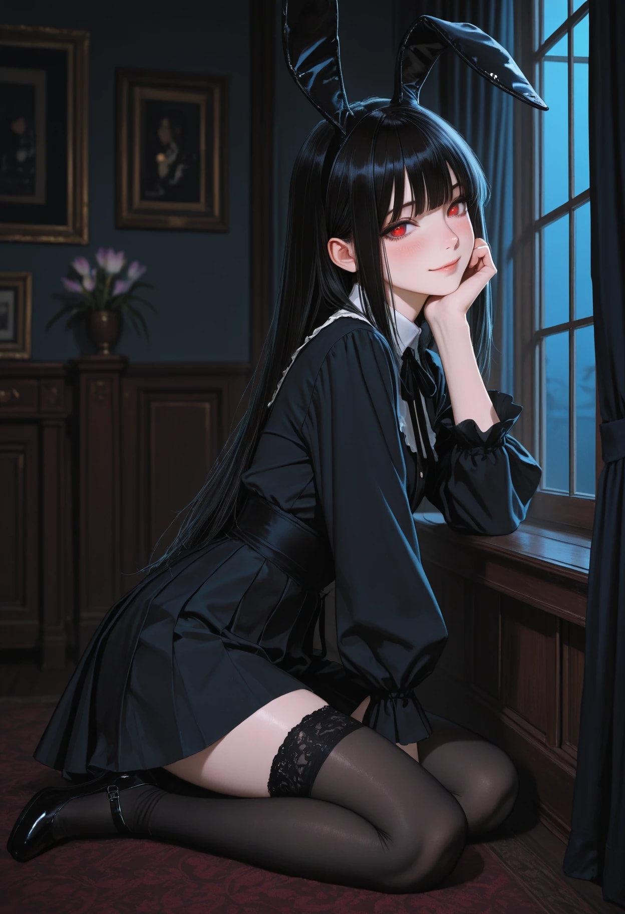 清楚な黒兎 | の人気AIイラスト・グラビア