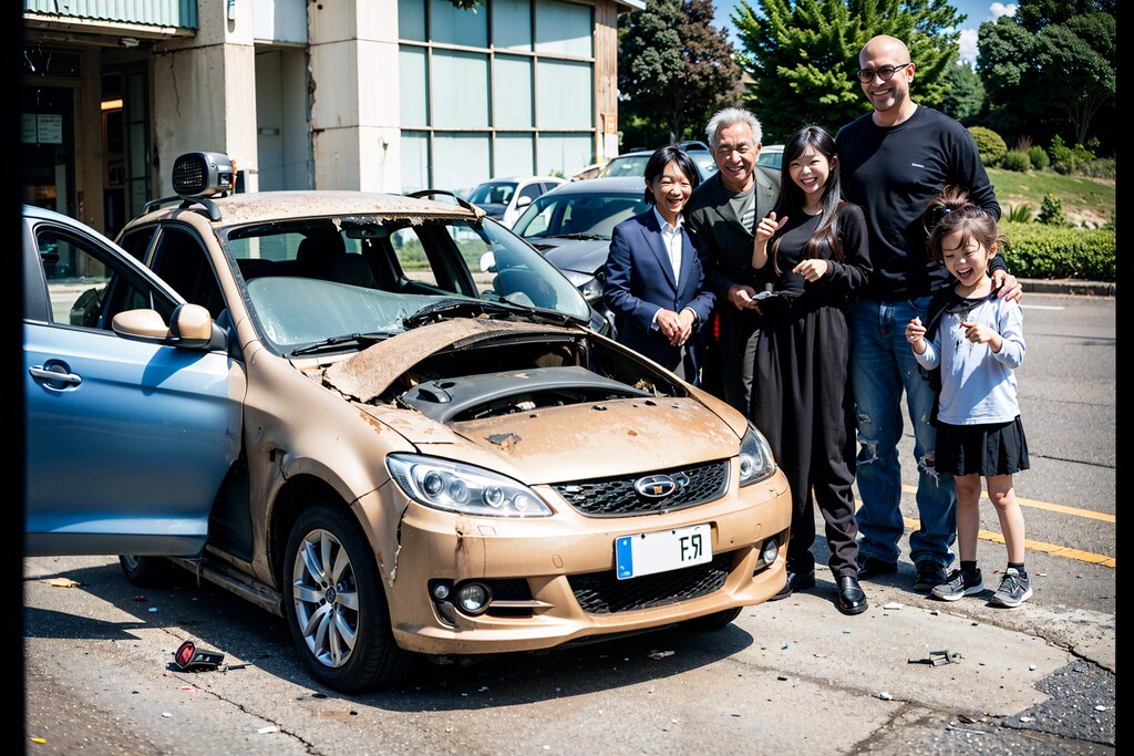 【謎画像】夢のマイカーの納車記念日