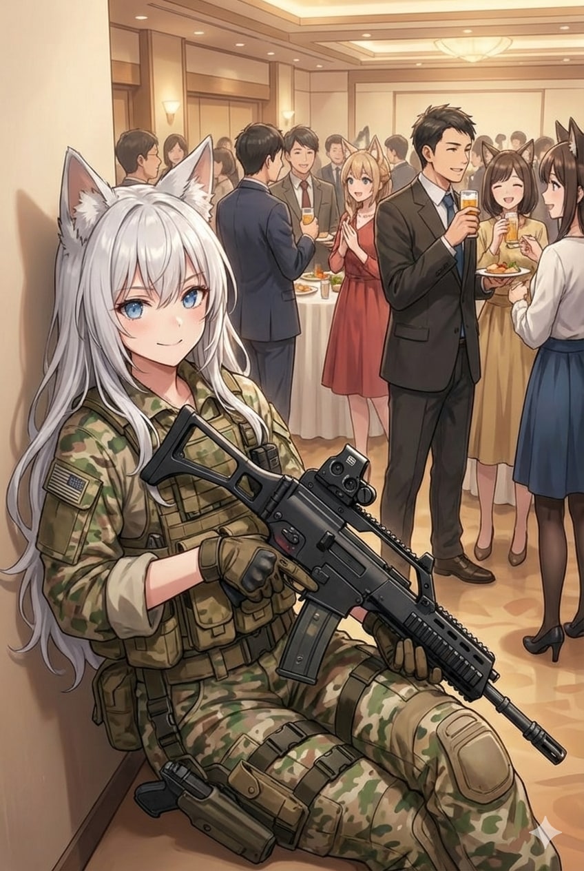 会場警備は任せてくれよ🐺✨ | の人気AIイラスト・グラビア