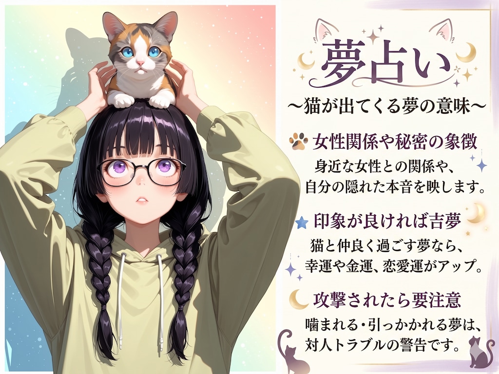 夢占い～猫が出てくる夢の意味～