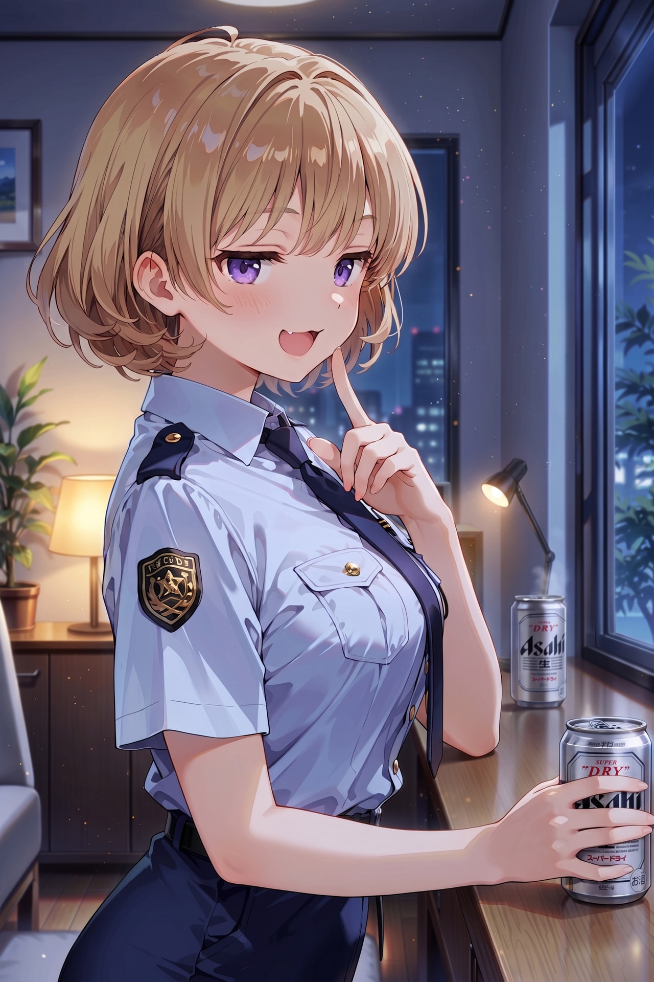 ジト目婦警さんとビール ～乾さつきのドライな日常～ Z526