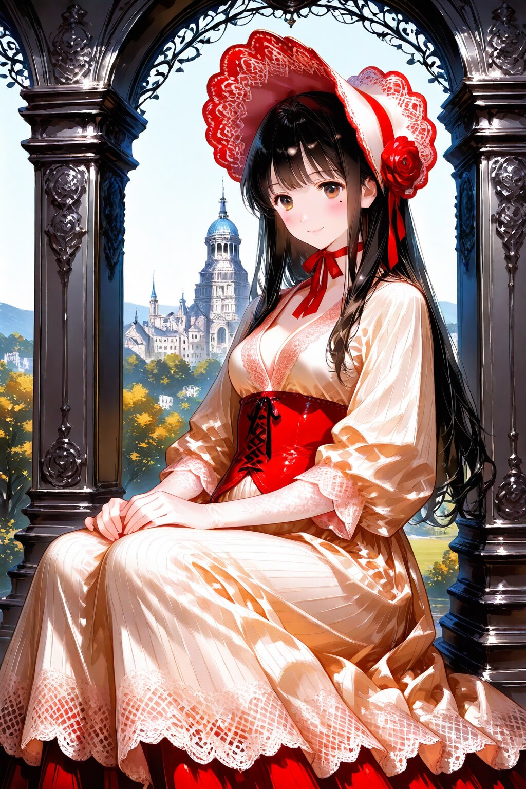 ローブ・ア・ラングレーズ/イギリスの民族衣装 | の人気AIイラスト・グラビア