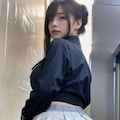路上で開脚⑥人目 4枚目