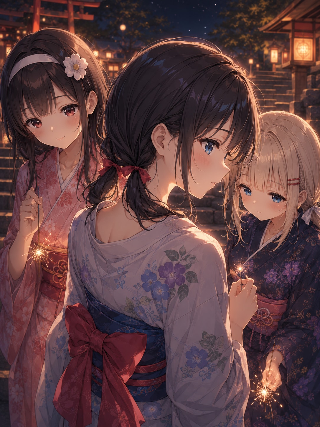 ちと早いけど…浴衣のいい景色