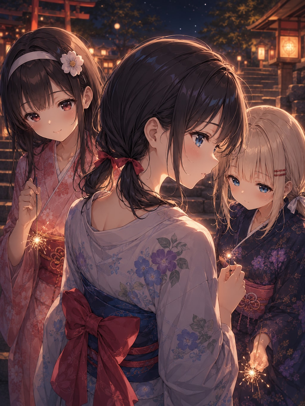 ちと早いけど…浴衣のいい景色