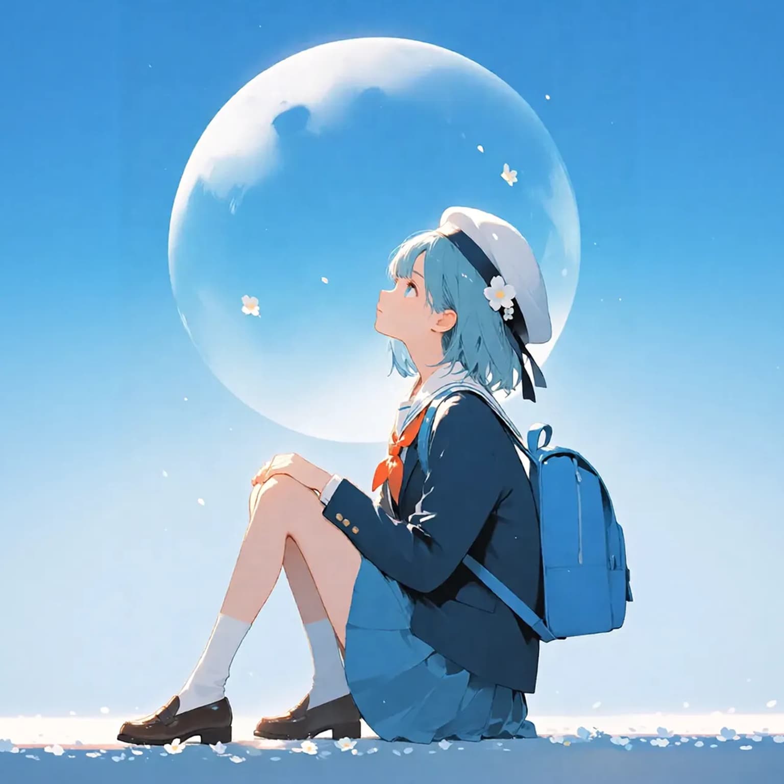 空を見上げて | の人気AIイラスト・グラビア