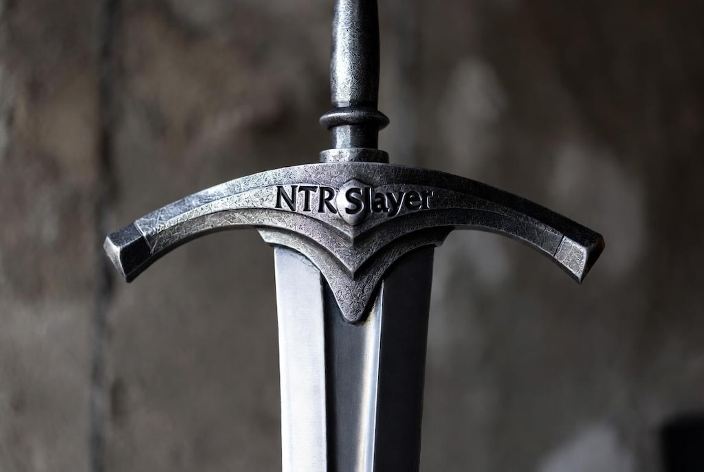 フリー素材　NTR Slayer　広告風