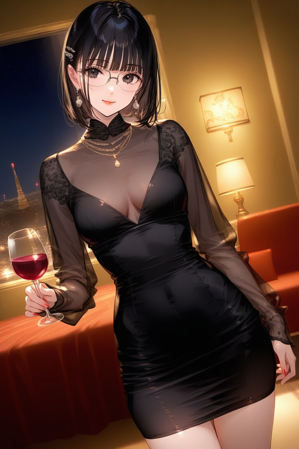 ルージュの唇💋のメガネちゃん👓✨