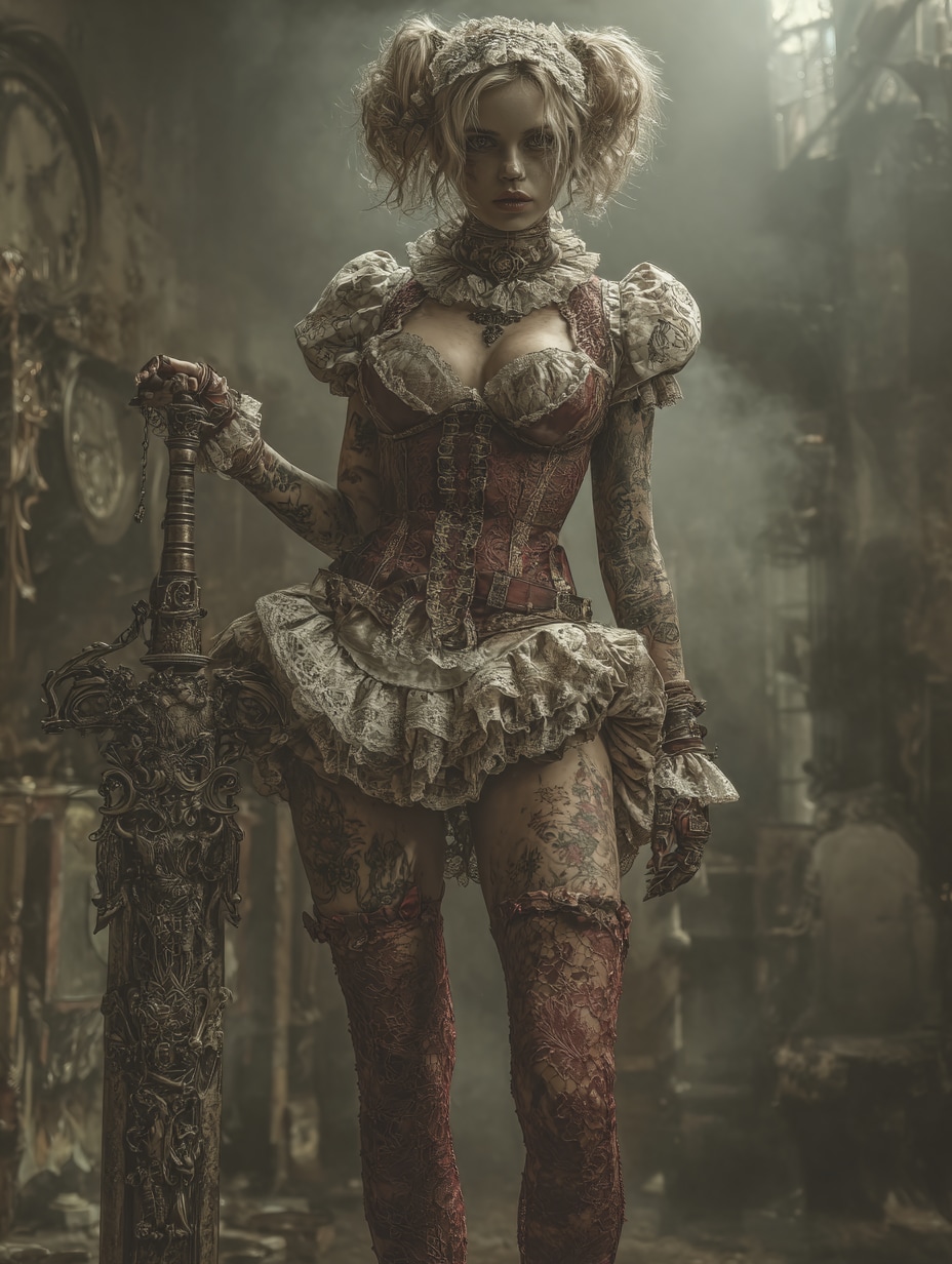crimson maid knight