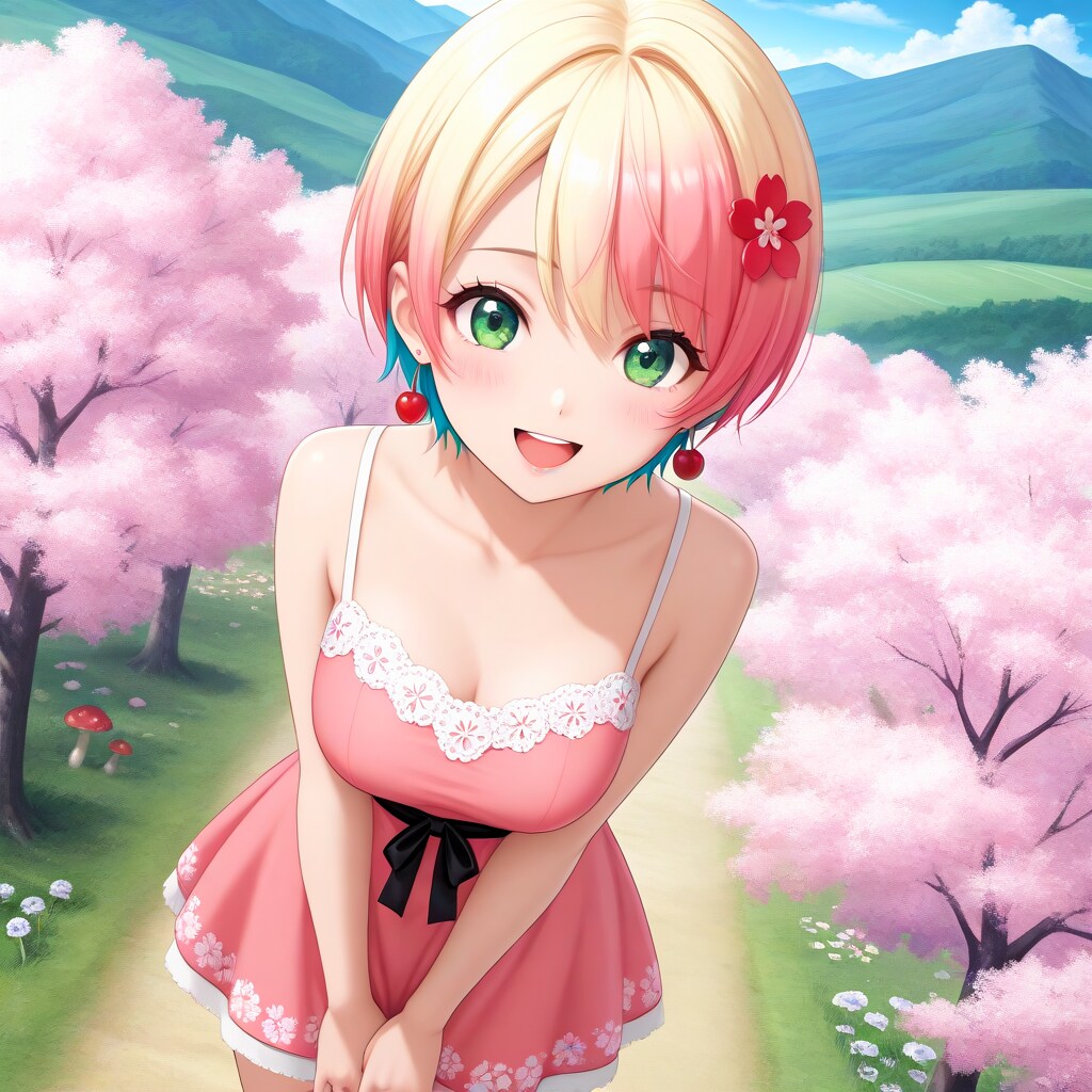 【#短髪限定】たぶん（ピクシーカット）の女の子のはず、たぶん．．． | の人気AIイラスト・グラビア