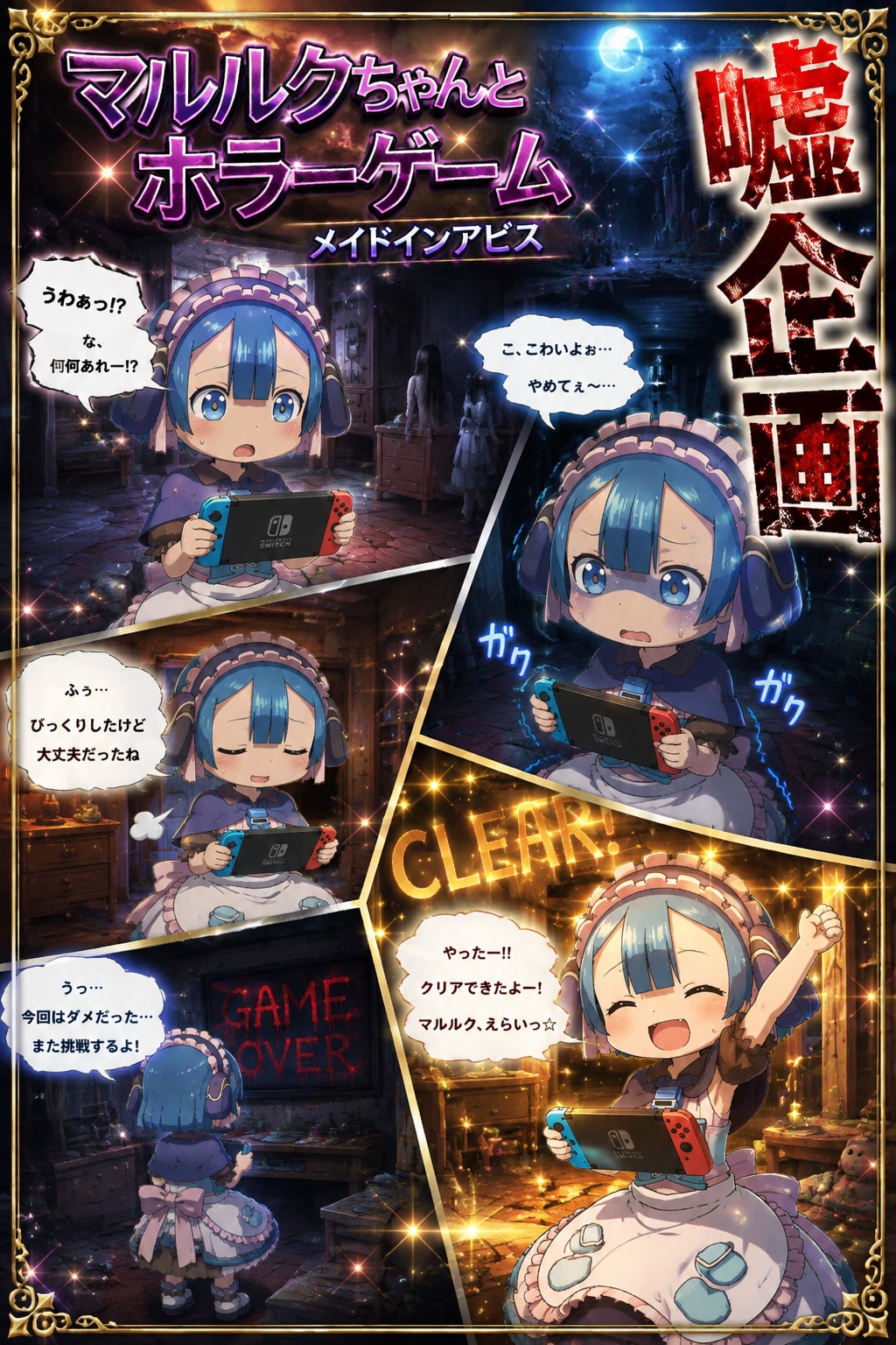 マルルクちゃんとホラーゲーム