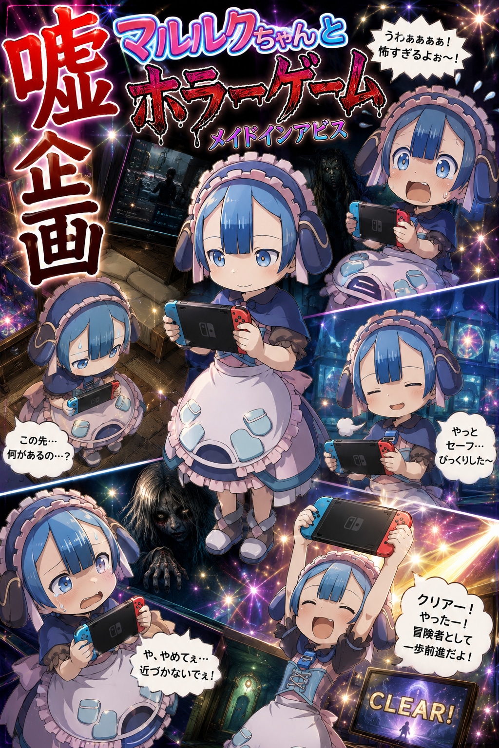 マルルクちゃんとホラーゲーム