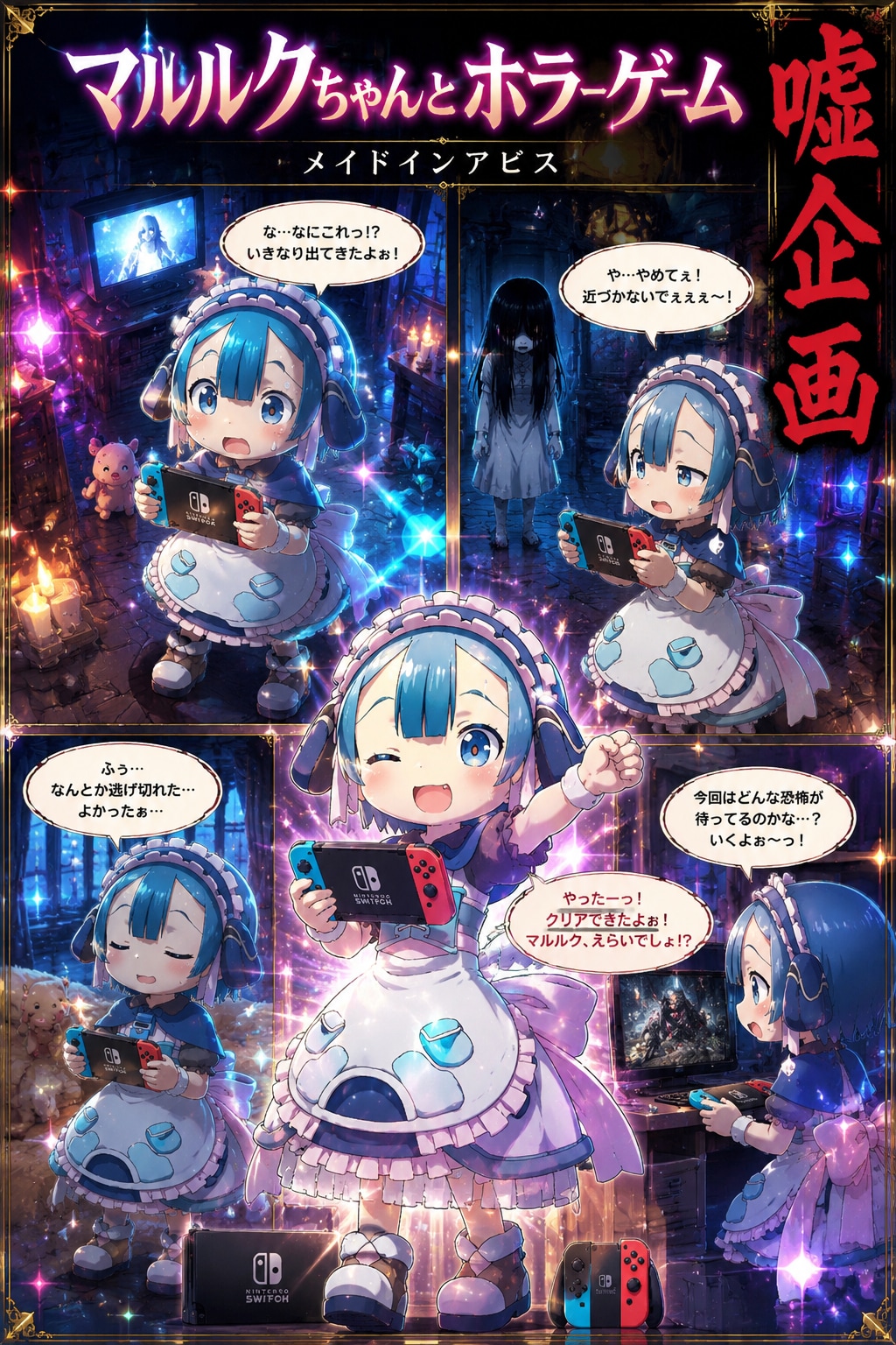 マルルクちゃんとホラーゲーム