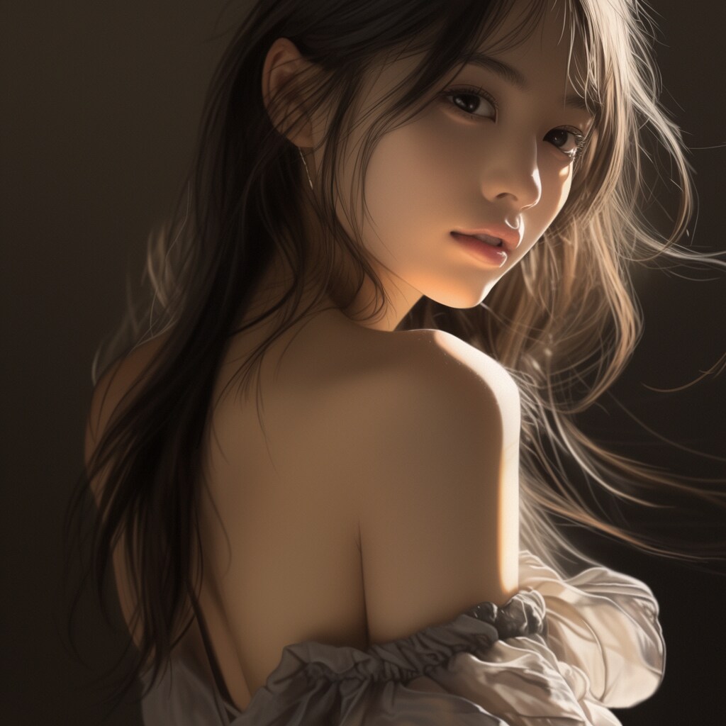 黒の女性