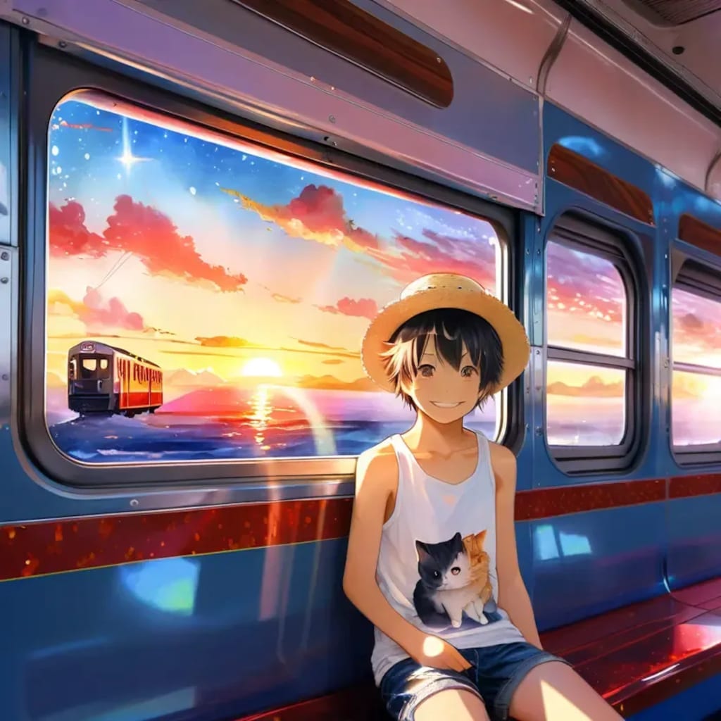 たまが電車でやって来た！