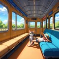 たまが電車でやって来た！ 6枚目