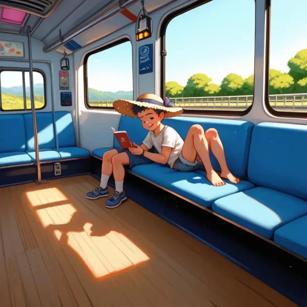 たまが電車でやって来た！