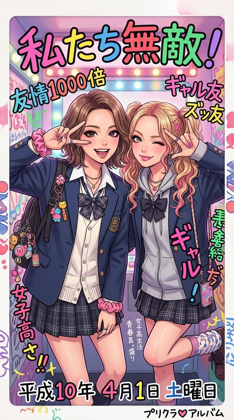 プリクラ | の人気AIイラスト・グラビア