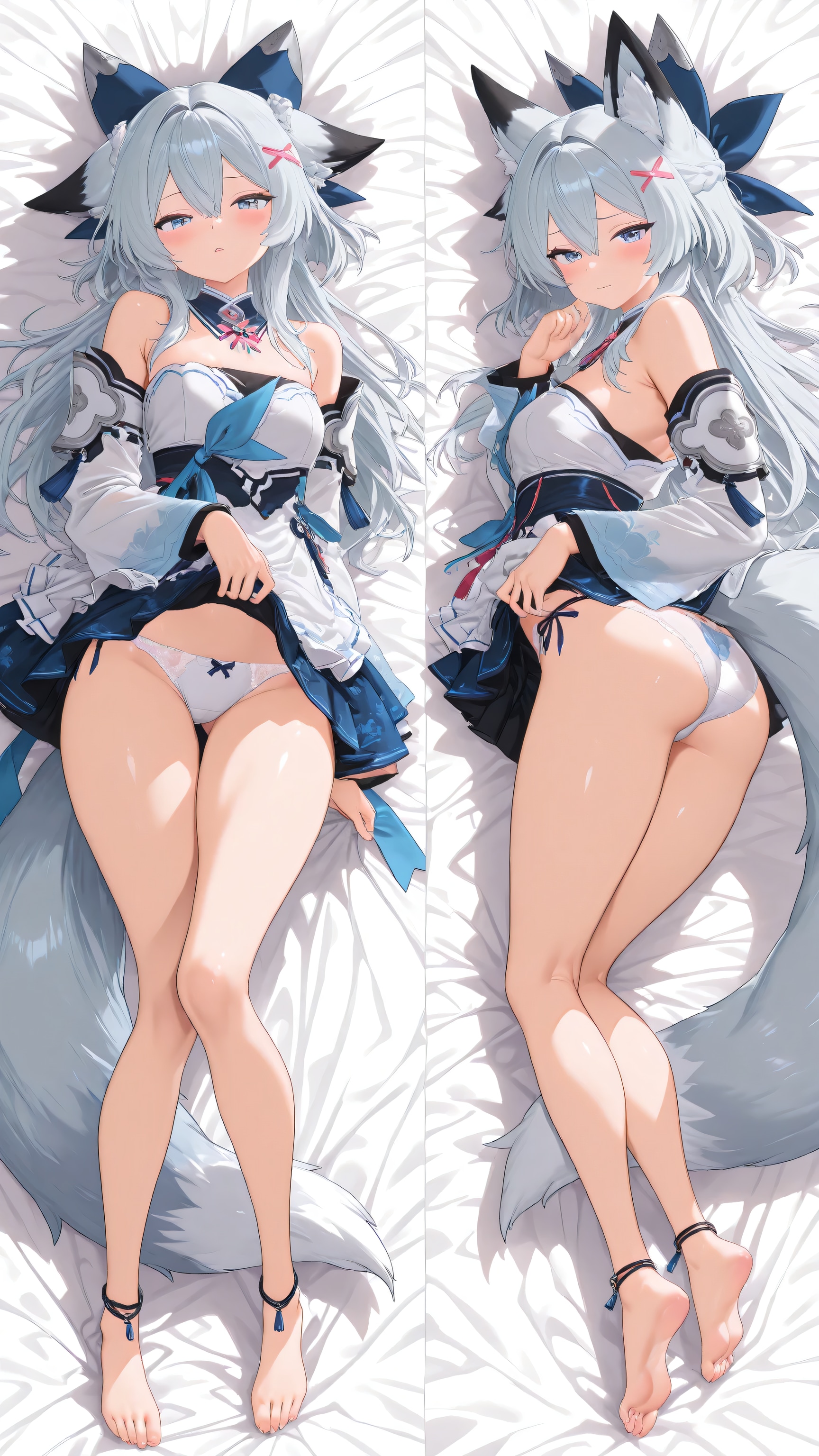 狐巫女のナレ(抱き枕カバー風)