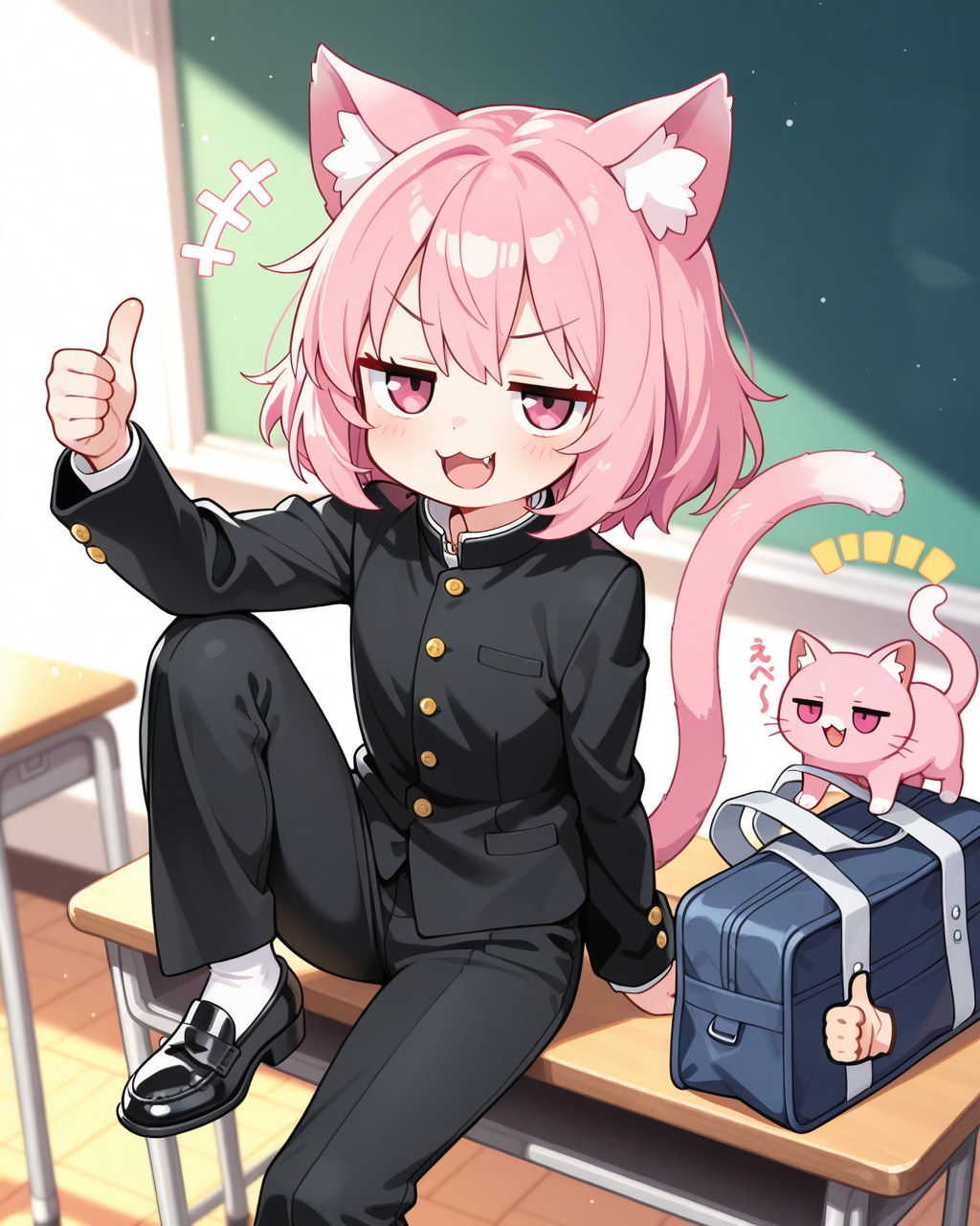 男装ねこちゃん！！ | の人気AIイラスト・グラビア