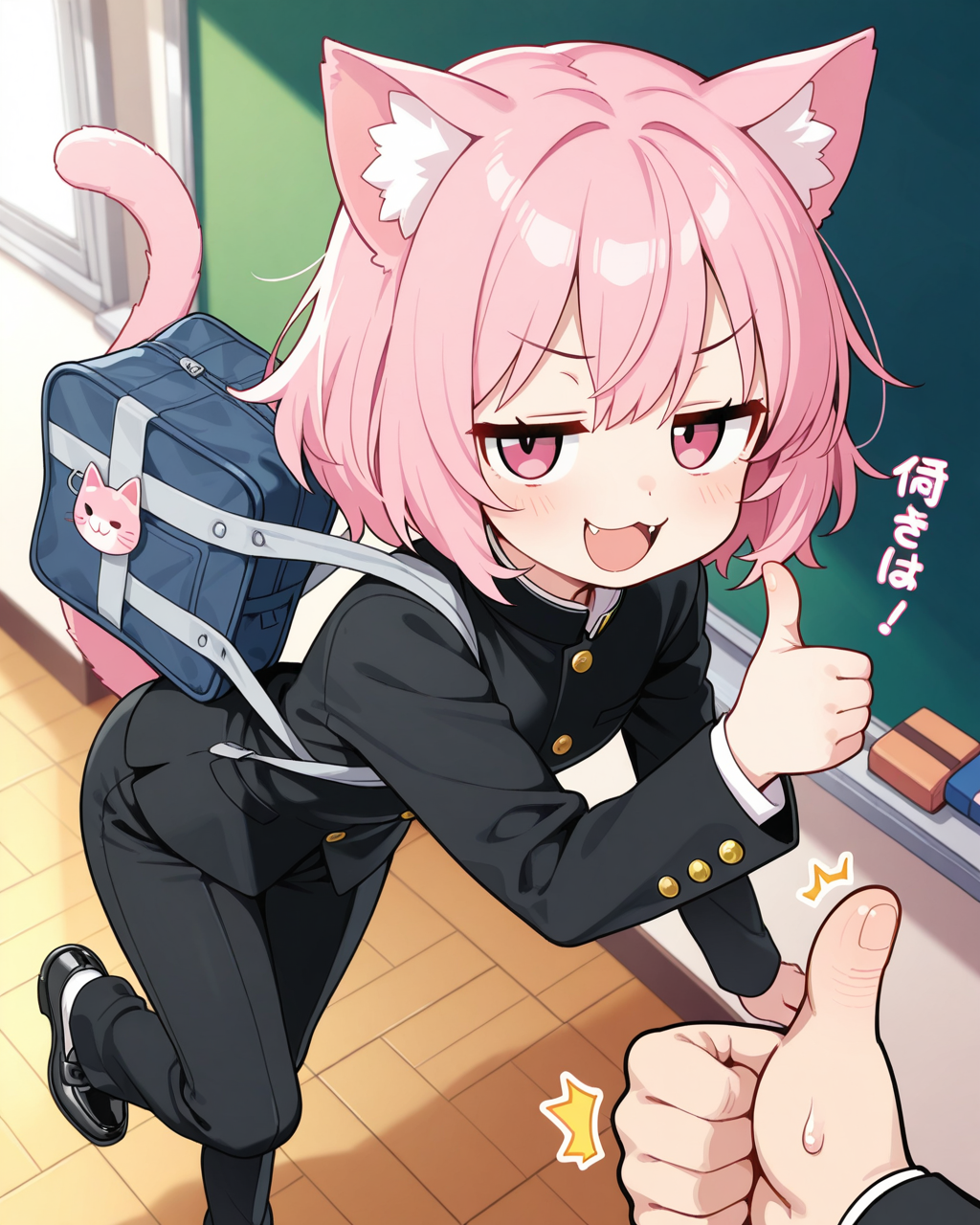 男装ねこちゃん！！