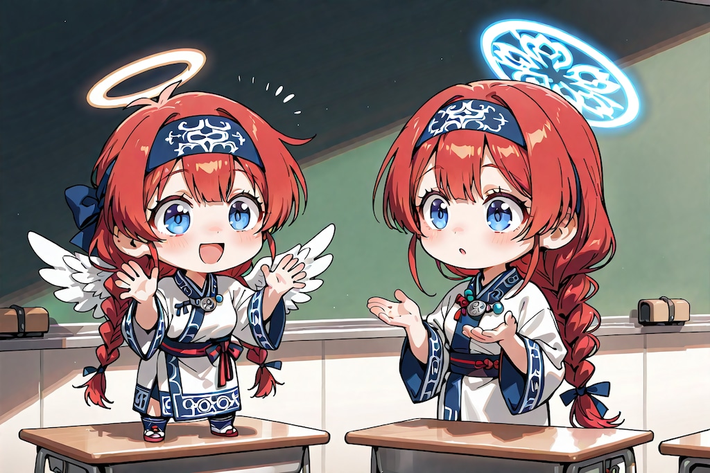 神と天使・・・・・・なコロポックル達