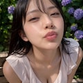 紫陽花と唇 6枚目