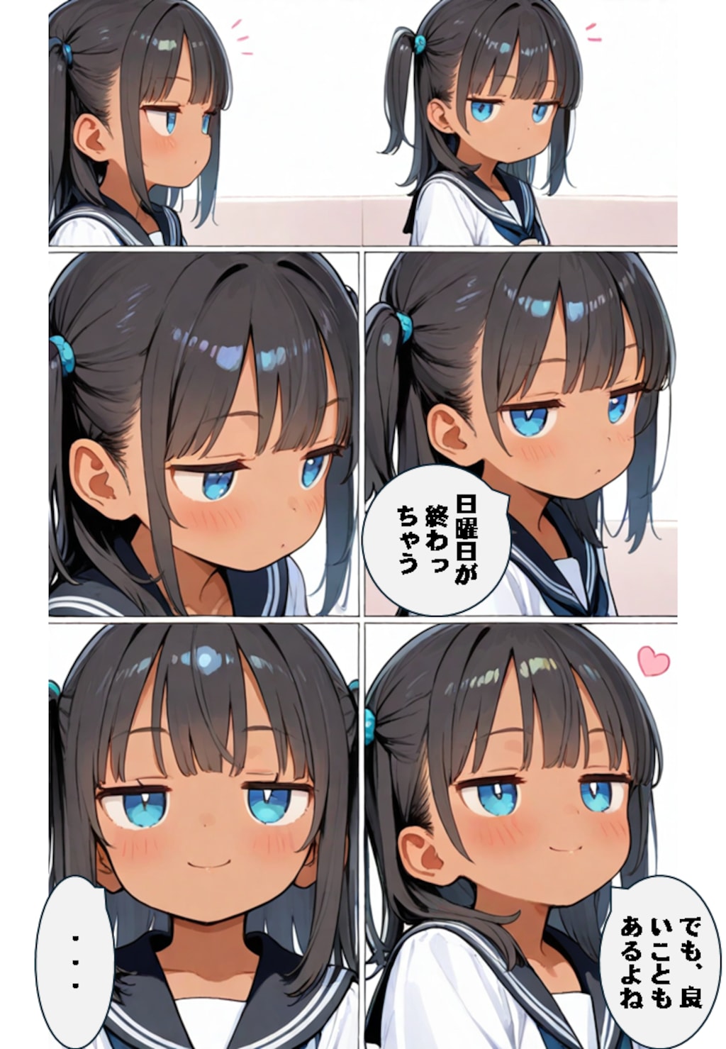 日曜日が終わる…