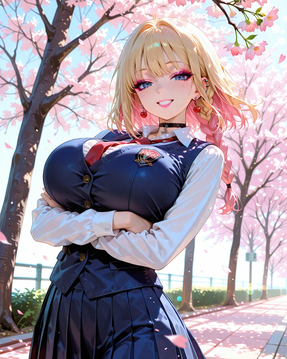 桜と輝く君