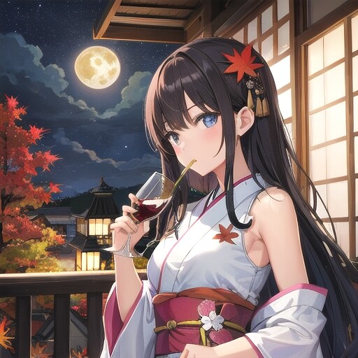 ストローでワイン