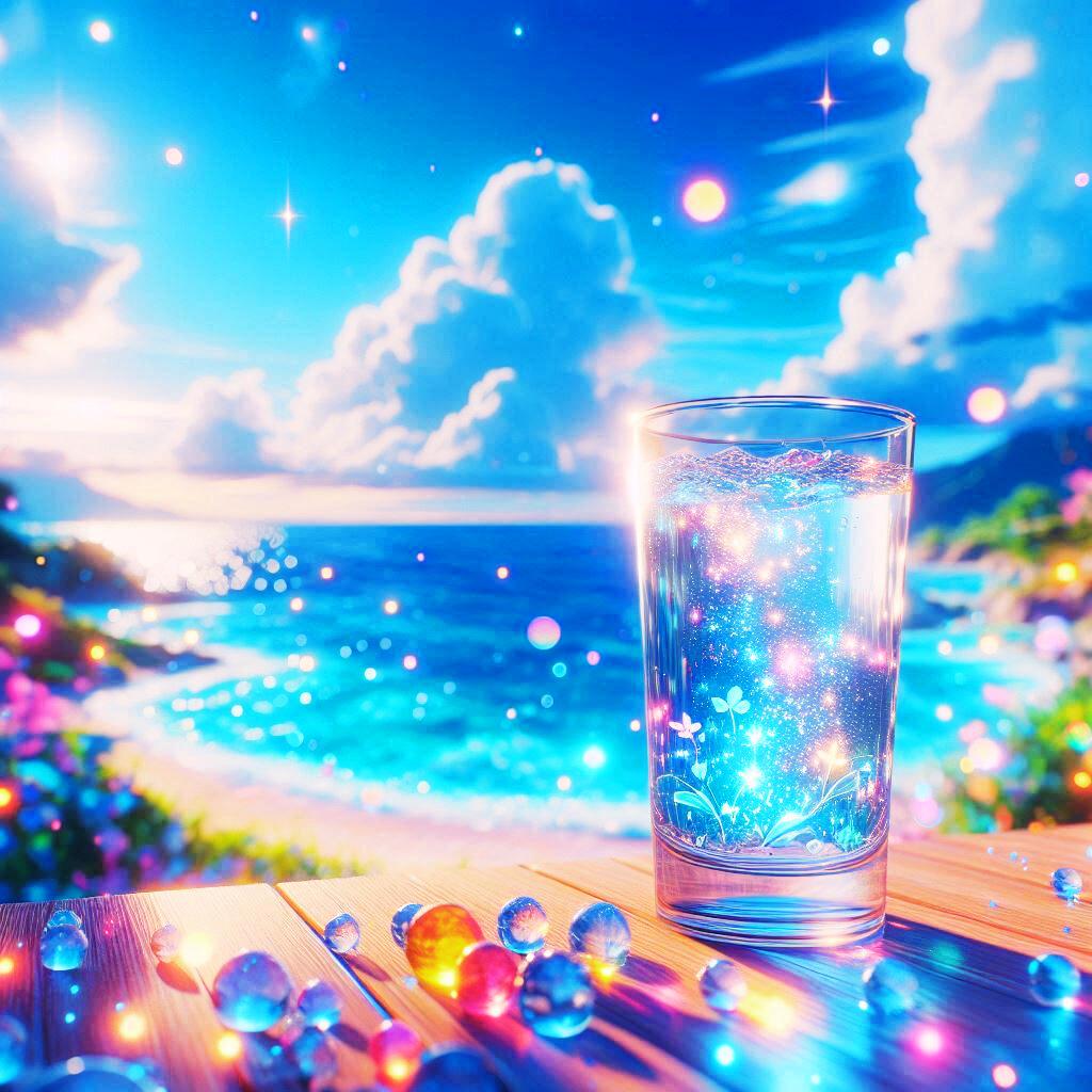 ガラスと海 | の人気AIイラスト・グラビア