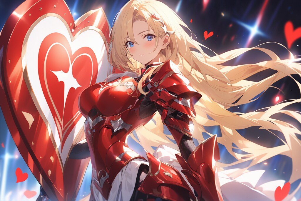 クリムゾンレッドの聖騎士