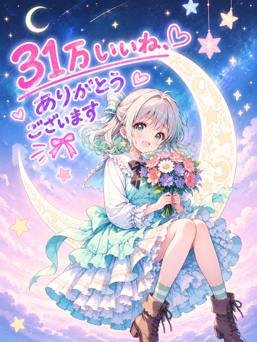 31万いいね、ありがとうございます🌛