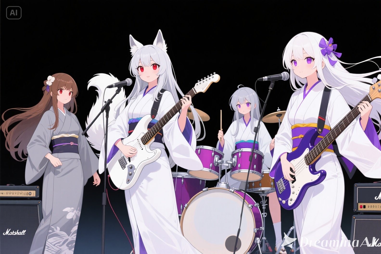 御神隊の神様ライブ | の人気AIイラスト・グラビア