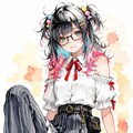 結髪な子達 6枚目