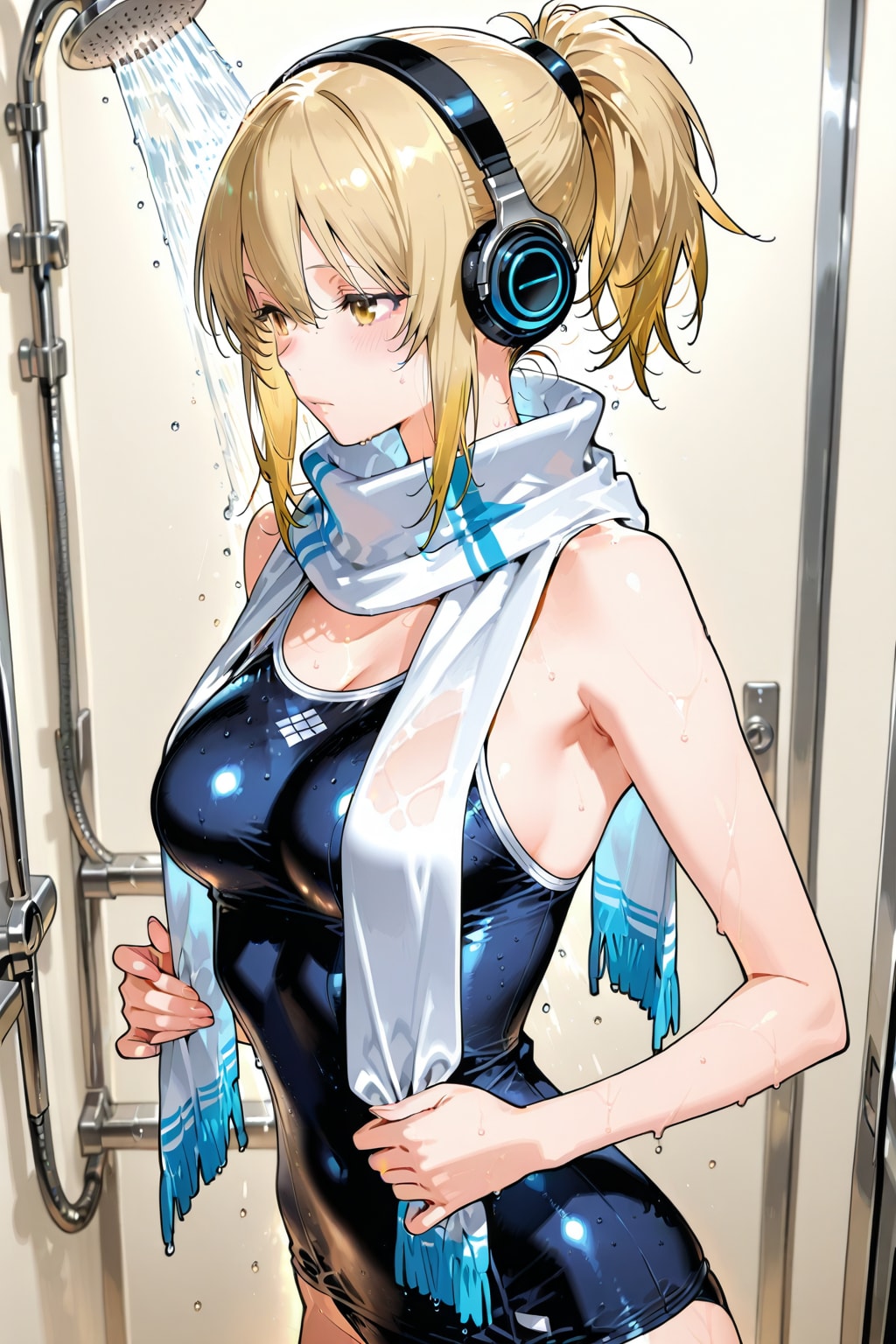 スク水ヘッドホンその49