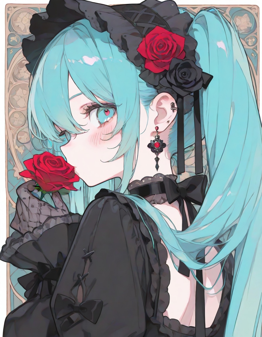 goth MIKU | の人気AIイラスト・グラビア