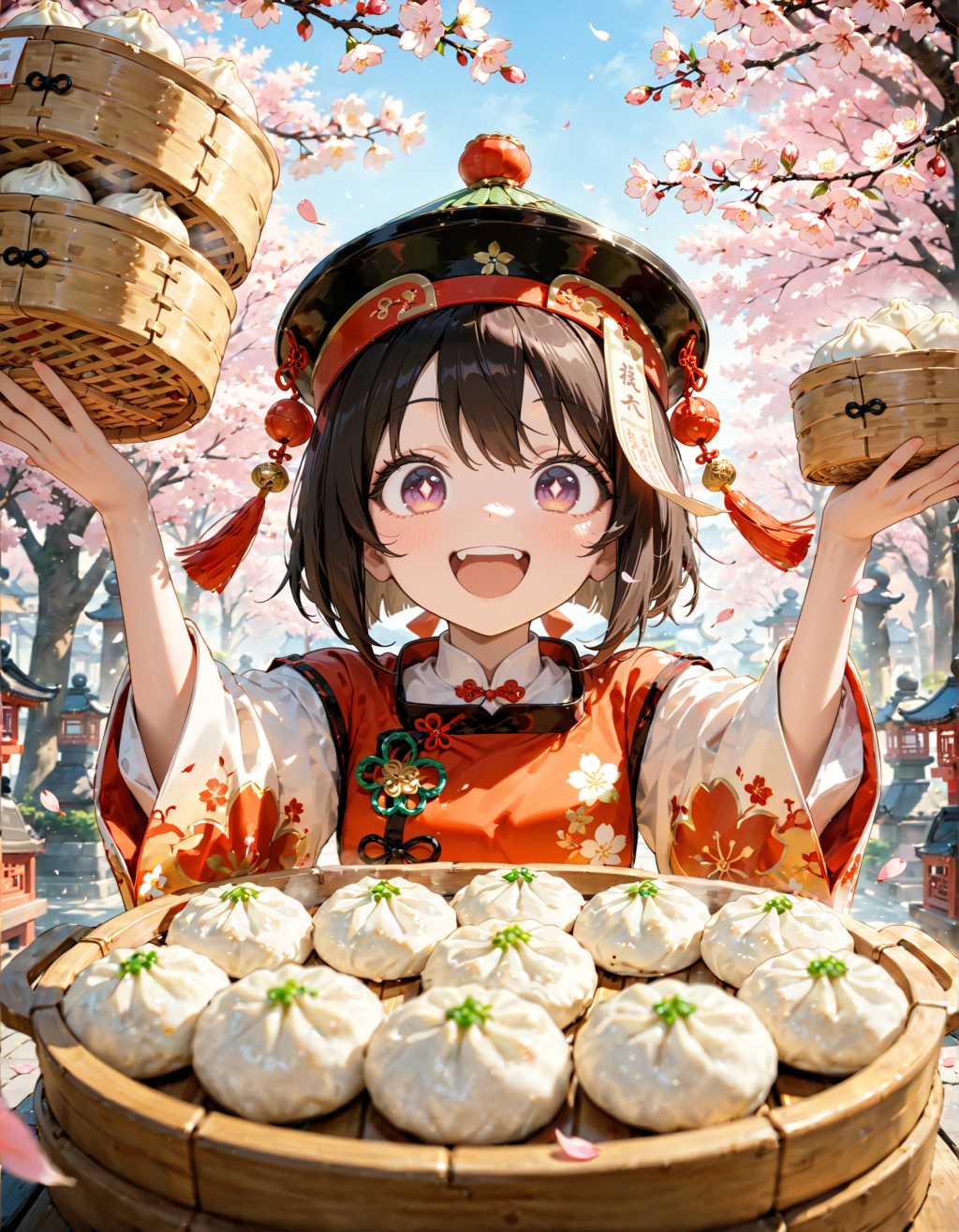 今日は京鼎樓の小籠包の日。さくらの日　その５