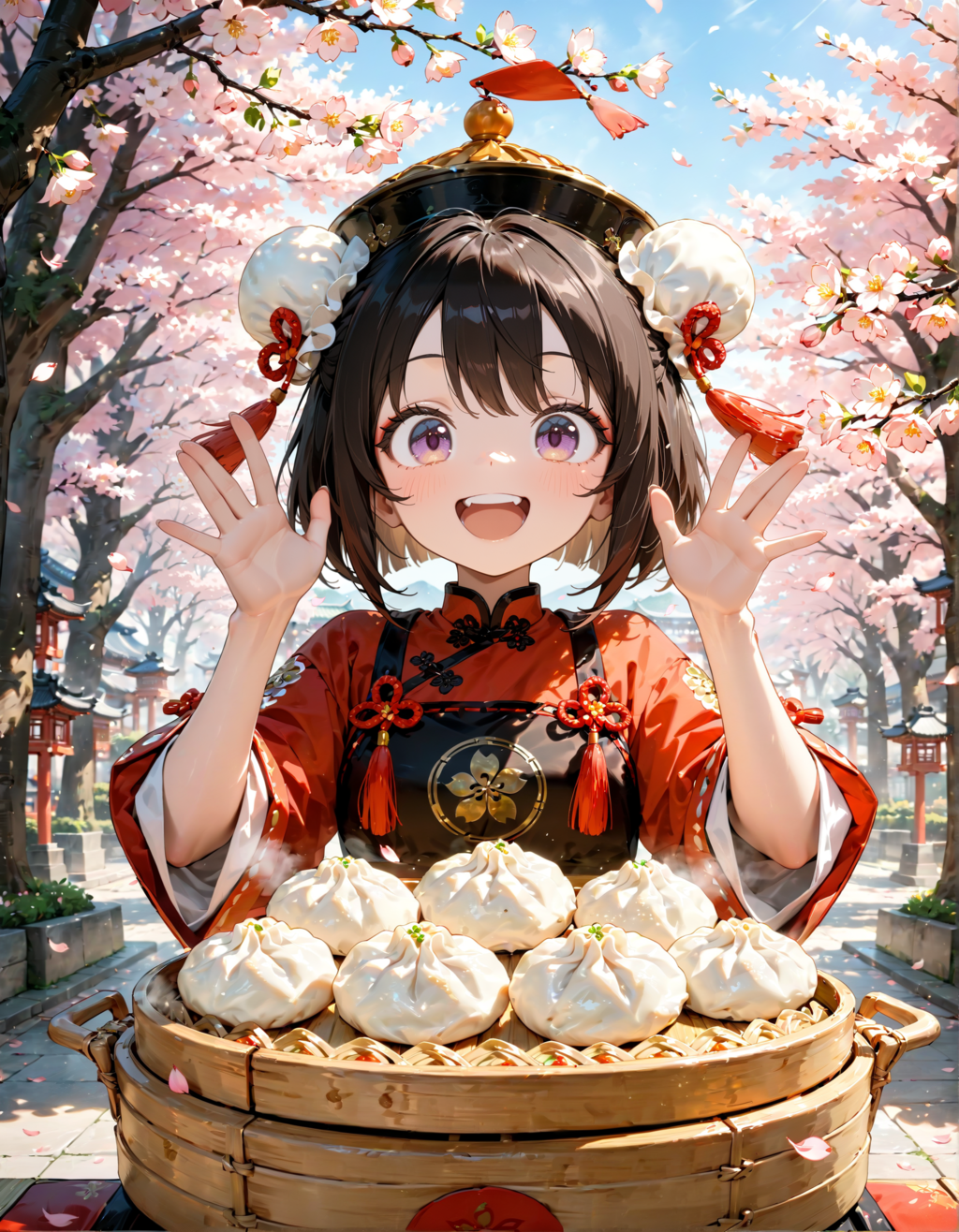 今日は京鼎樓の小籠包の日。さくらの日　その５