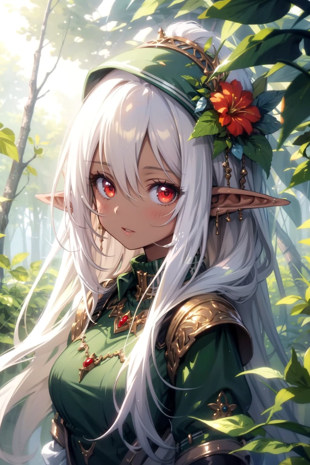 美少女ダークエルフ