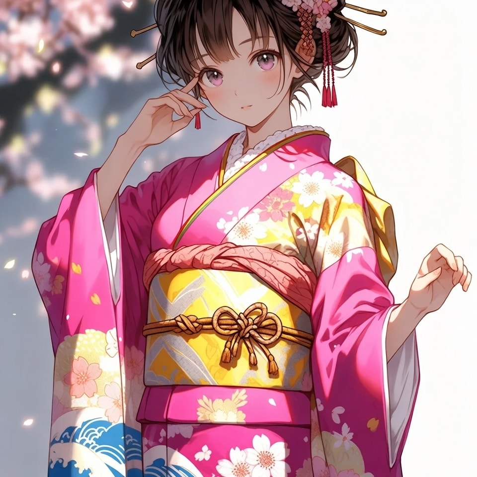 和服女子 | の人気AIイラスト・グラビア