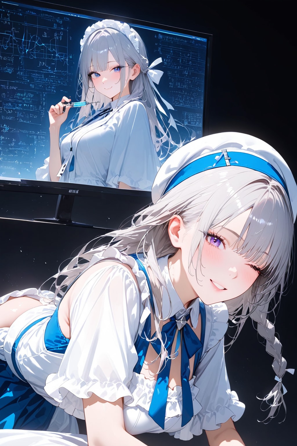 は～い❤️お注射しますよ❤️……じっとしてなきゃダメよ❤️