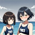 海で寒中水泳 8枚目