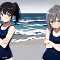 海で寒中水泳 11枚目