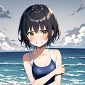 海で寒中水泳 7枚目