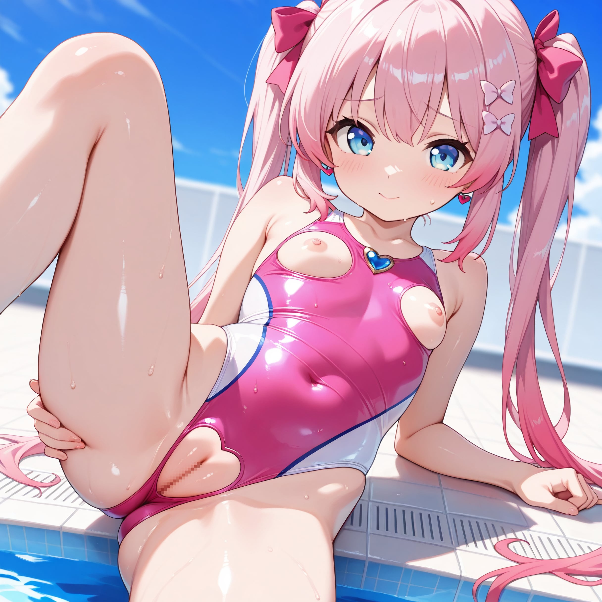 クロッチレス競泳水着撮影会