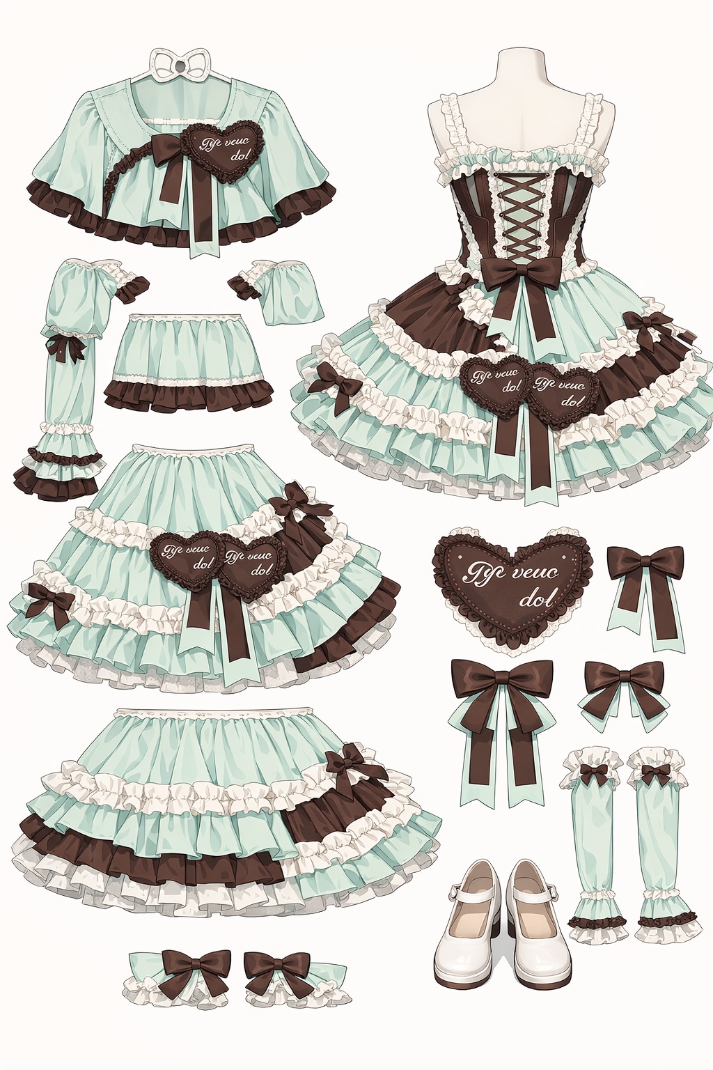 桜舞う空とミントドールの滑走